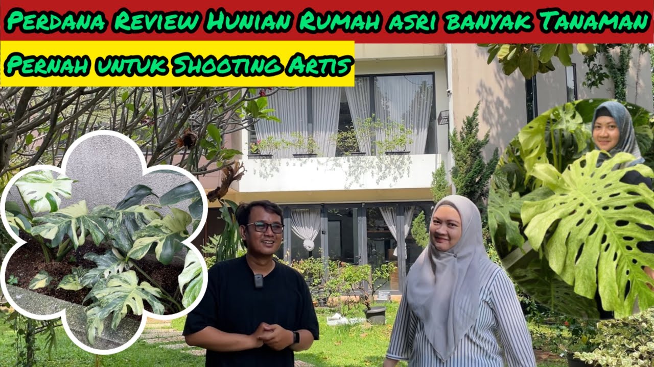 PERDANA REVIEW HUNIAN RUMAH ASRI BANYAK TANAMAN ⁉️