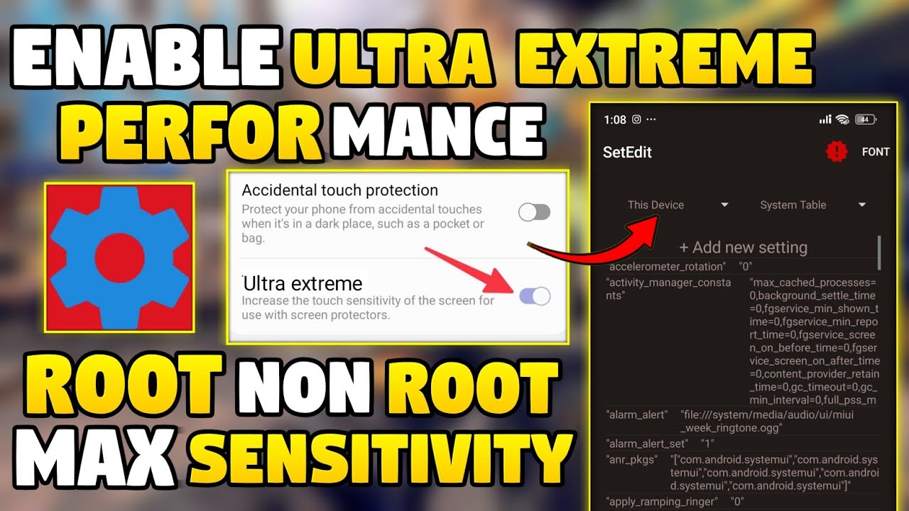 Enable Ultra Extreme Performance On Any Android No Root || Max FPS ...