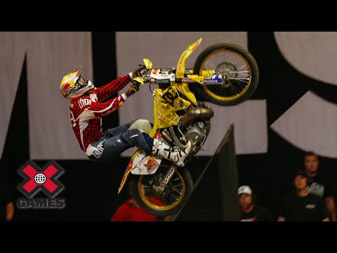 Travis Pastrana lands first double backflip in Moto X history (2006) | ESPN Archives