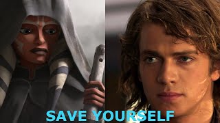 Anakin and Ahsoka-Save Yourself