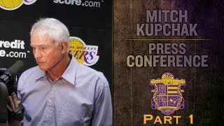 Mitch Kupchak Press Conference PT.1: Jeanie Buss' Comments And Upcoming Season