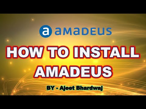 How to install amadeus 2020
