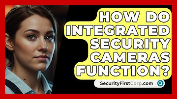 How Do Integrated Security Cameras Function? - SecurityFirstCorp.com