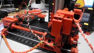 Fischertechnik ROBO TX Automation Robote Modell  Hochregallager am PC