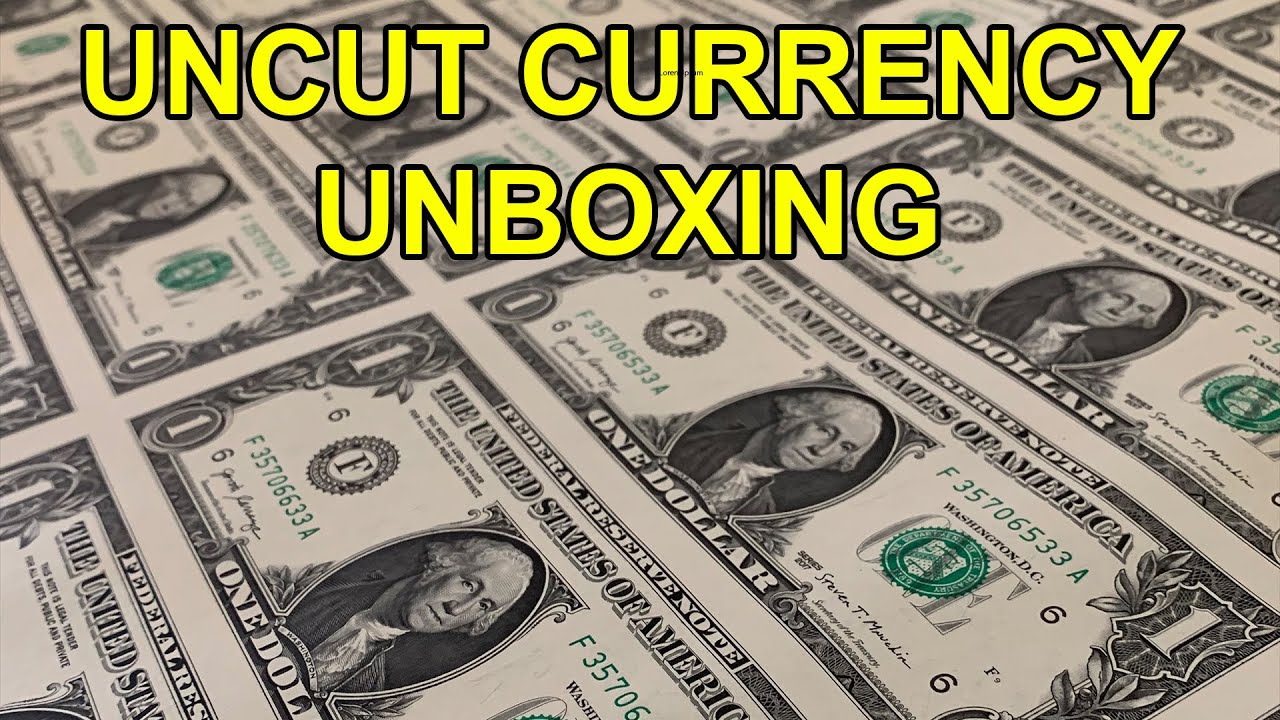 UNCUT SHEET of Currency -  Unboxing & Review