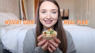 I FOLLOWED A RECOVERY WEIGHT GAIN MEAL PLAN FOR 24 HOURS