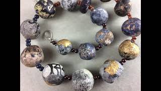 Make Merry in June - Eleanor Alitt demonstrates for you how to make a paper mache bead necklace