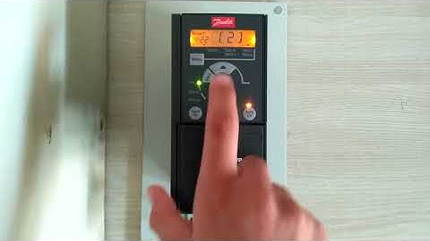 DANFOSS DRIVE FACTORY RESET 