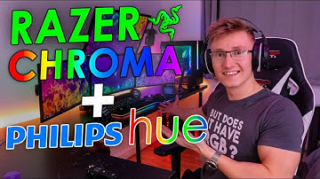 Razer Chroma + Philips Hue |  It Works With Fortnite!!!
