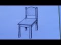 كيف أرسم كرسي بطريقة بسيطة 