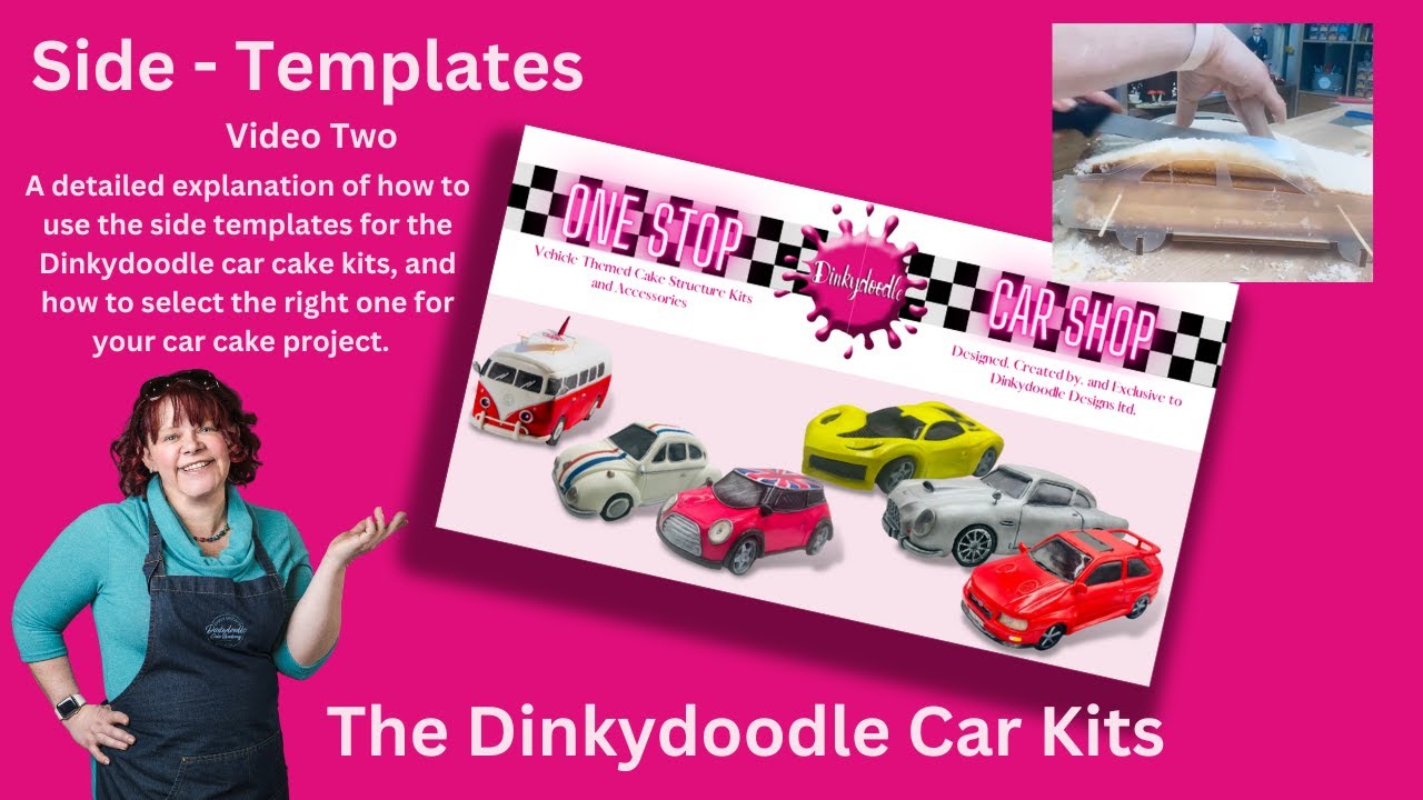 Dinkydoodle car kits  series -How to use the side templates video two