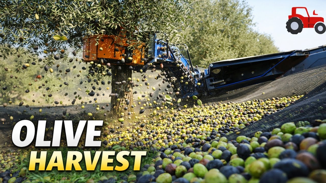 Machine Harvested Olives  The Journey from Orchard to Olive Oil