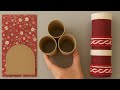 DIY Decorative Organizer❤️ | Easy Cardboard Craft with Gift Wrap😻