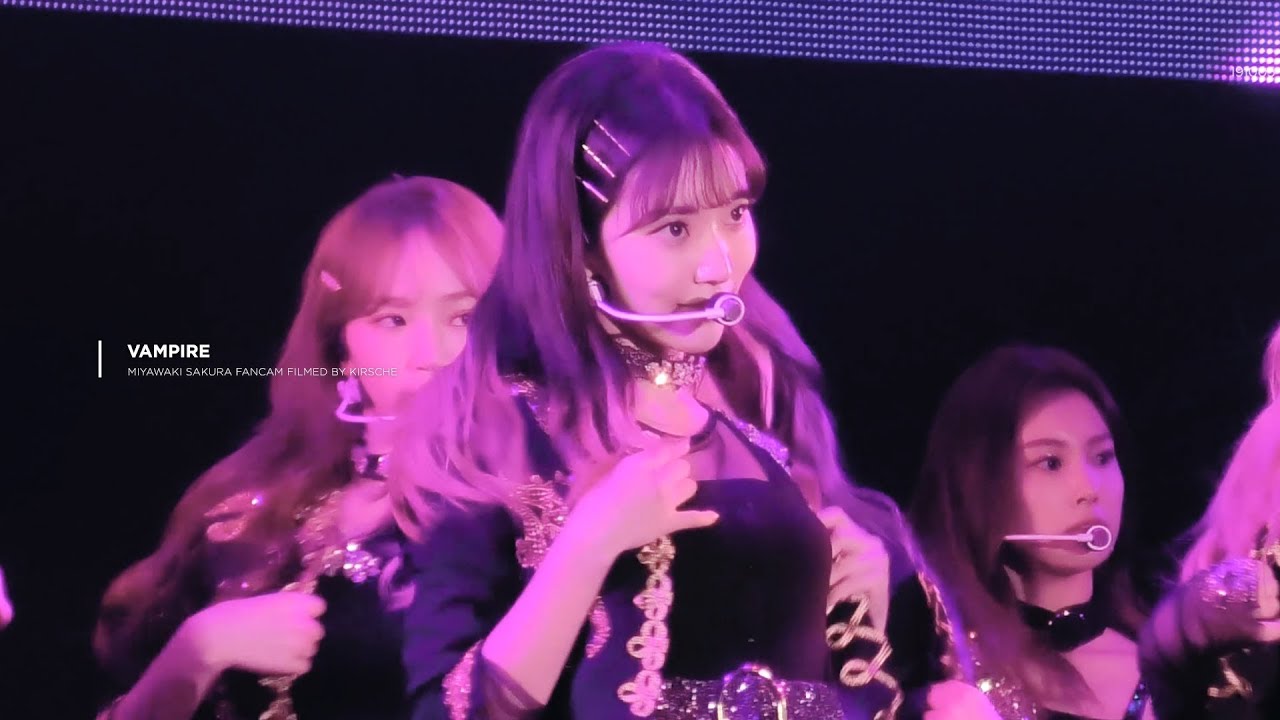 [4K] 191005 도쿄걸즈컬렉션 뱀파이어 아이즈원 미야와키 사쿠라 직캠 / TGC IZ*ONE VAMPIRE miyawaki sakura fancam