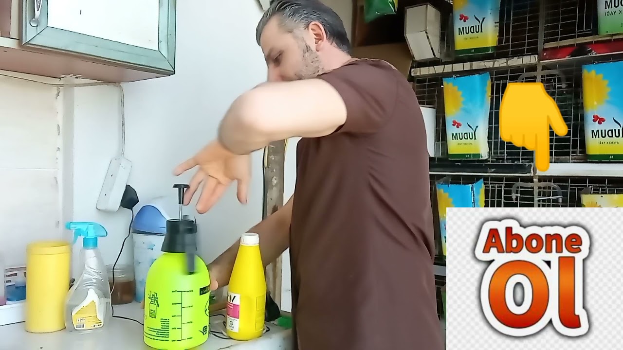 Tavşan ve Muhabbet kuşları için Dezenfektan 