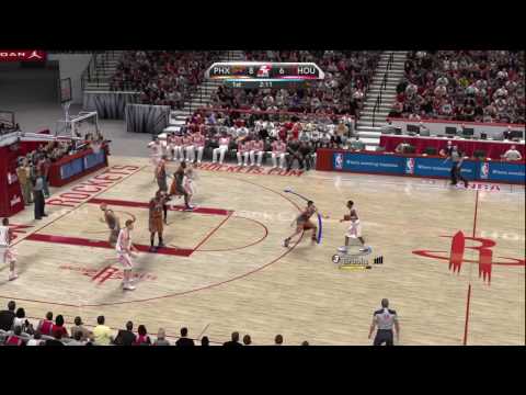 NBA 2K10 Xbox 360 Gameplay Phoenix Suns Vs Houston Rockets