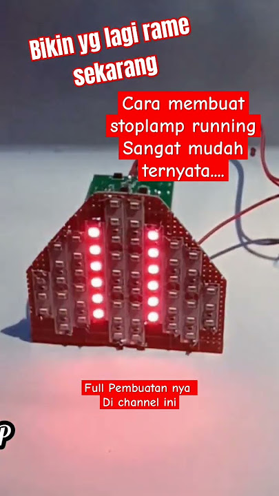 Yang lagi Rame nih Cara membuat stoplamp running semua motor #modifikasimotor #led #lampumotor