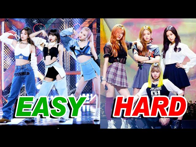 EASY to HARDEST BLACKPINK DANCES - 2020! class=