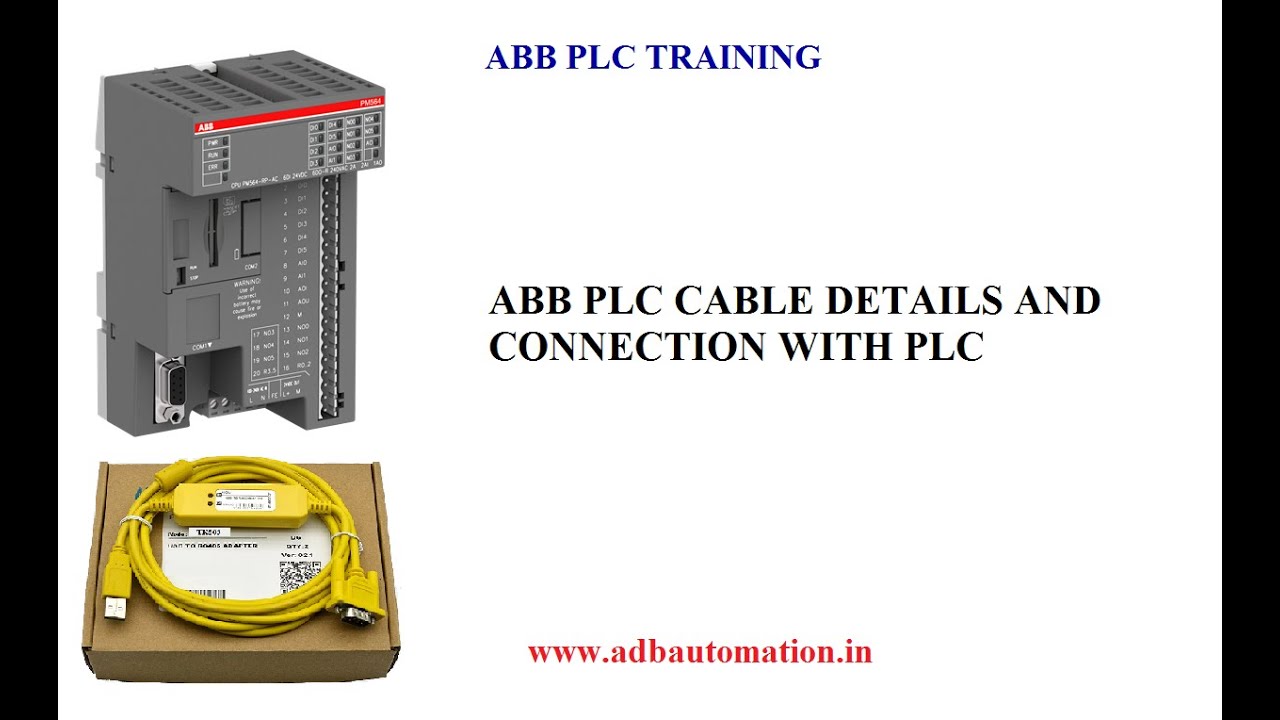 ABB PLC TRAINING PART2 - ABB PLC CABLE TK503 DETAILS AND CONNECTION TO