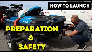 How to launch a Sea Doo by yourself