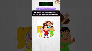 Deutsch A1 – 3 starke Verben im Perfekt mit Beispielen!