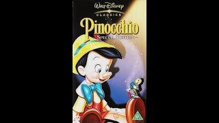 Opening to Pinocchio: Special Edition UK VHS (2003)