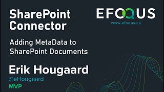 Adding MetaData to SharePoint Documents with the SharePoint Connector