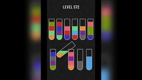 Water sort puzzle level 572