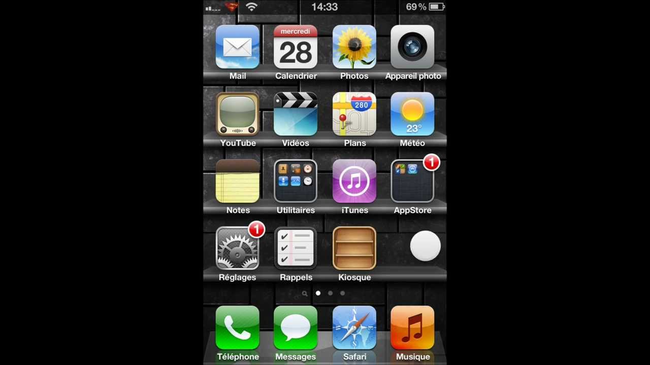 Faire de la place sur son iphone ou ipod - YouTube