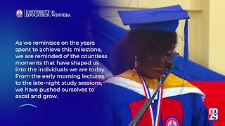 Speech by Jemima Akoni, UEW Valedictorian, 29th Congregation, Second Session
