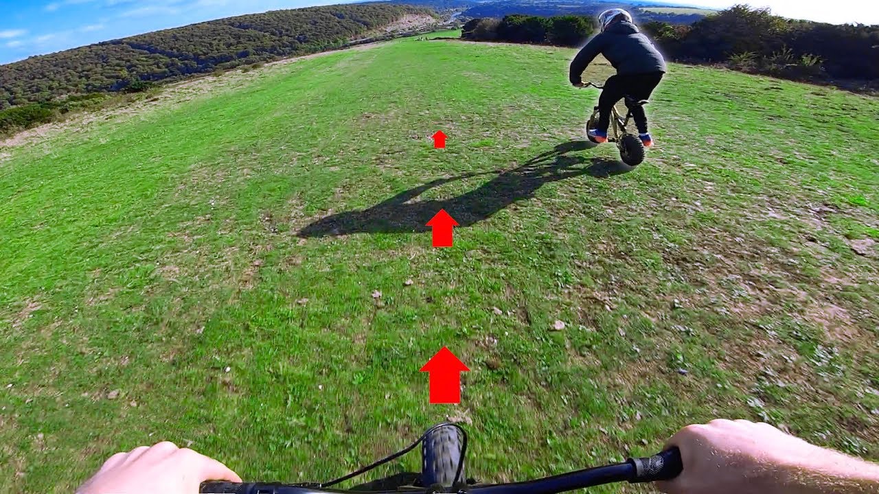 WINNING MINI MTB DOWNHILL RACE!!