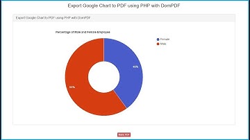 Export Google Chart to PDF using PHP with DomPDF