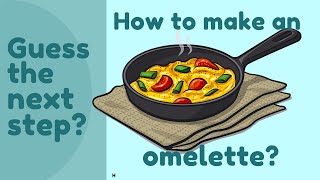 Omelette Recipe (ESL guessing game) screenshot 1