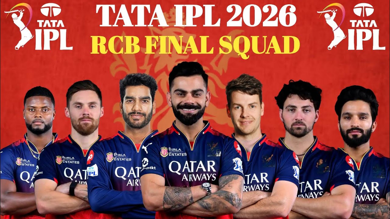 RCB Full Squad IPL 2026 🔥 | Royal Challengers Bengaluru Official Team |  Complete Players List |
