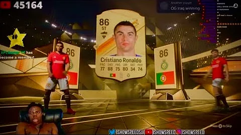 Speed pulls Cristiano Ronaldo and does this on fifa 💀 🥜