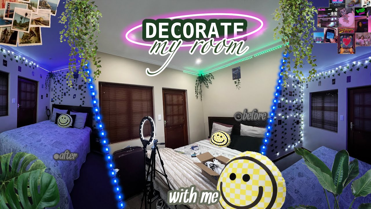 DECORATE MY ROOM WITH ME affordable room decor YouTube