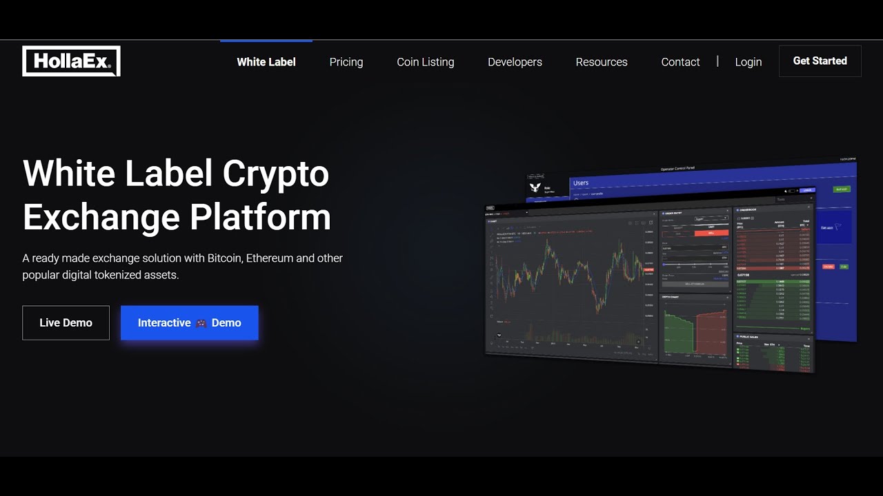 HollaEx White-Label Interactive Demo explained | shown from a developers  mindset | HollaEx - YouTube