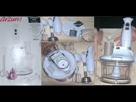 ÇEYİZ ALIŞVERİŞİM #9/ HEM MUTFAK ROBOTU HEM BLENDER / Arzum Soprano Max Multi 1000 W Blender Seti