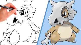 How To Draw HOW TO DRAW CUBONE POKÉMON #104 // GENERATION 1 // Step-By-Step How To Draw HOW TO DRAW CUBONE POKÉMON #104 // GENERATION 1 // Step-By-Step
