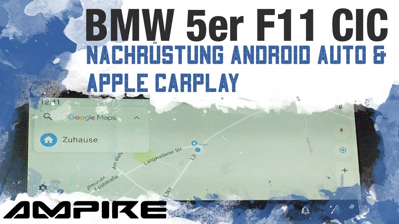 Apple CarPlay und Android Auto nachrüsten im BMW 5er F11 mit CIC