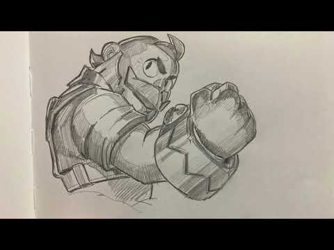 How to draw new Brawler FANG  FANG drawing form Brawl Stars  YouTube