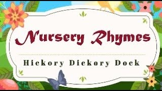 Hickory Ory Dock Zippy Kidsie Kids Nursery Rhymes English Rhymes For Children