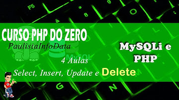Curso PHP do Zero - MySqli - Aula 04-4 Select Insert Update e Delete