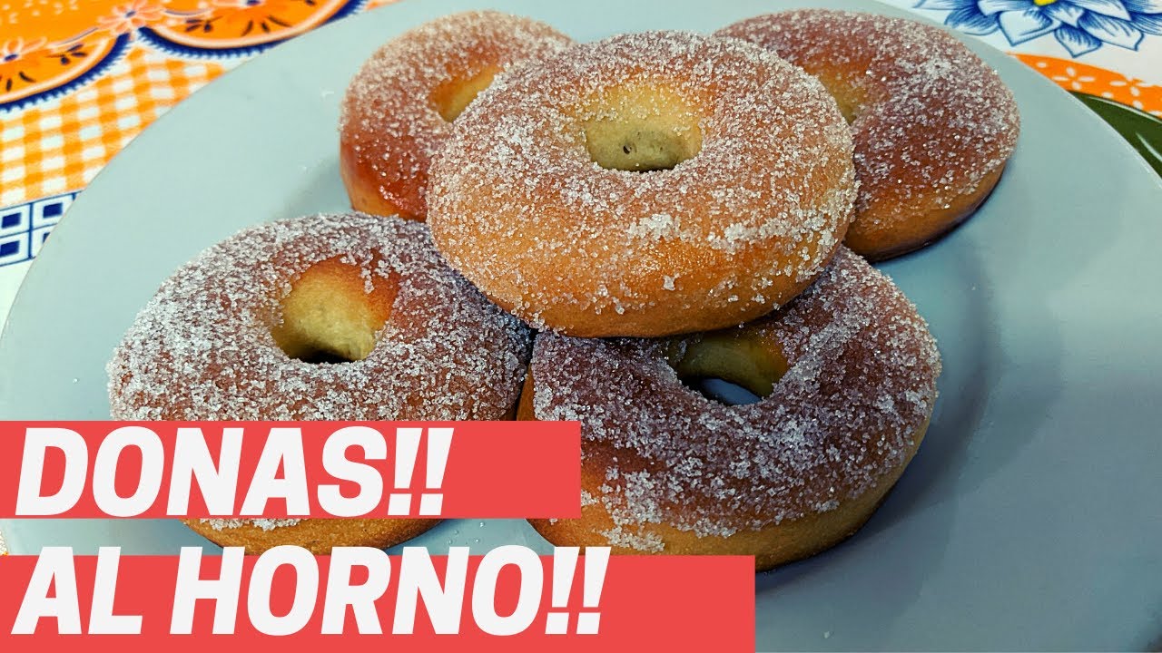 como hacer donas faciles y rapidas al horno