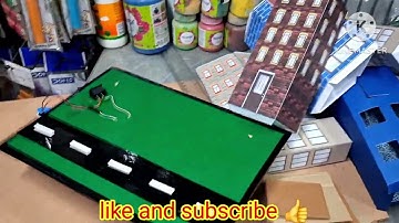 Earthquake working model  | disaster management model | easy to make 