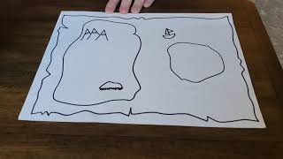 Treasure map drawing