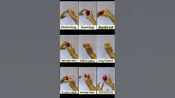 9 types of fast bowling tips with Leather ball 🔥😎 #cricket #shorts #youtubeshorts #bowlingtips