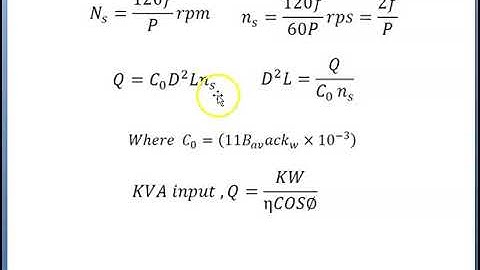 Video4 11 Part4 Numerical example on Main dimensions of IM