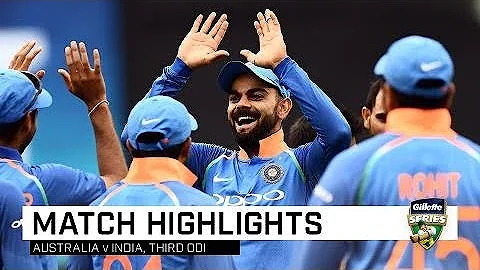 Dhoni, India seal tense ODI series win | Third Gillette ODI