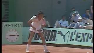 Gabriela Sabatini vs Nathalie Herreman Roland Garros 1990